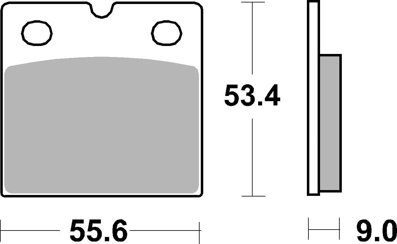 SBS FRICTION - Dual Sinter Front Racing Brake Pads - Moto2, 3 & WSBK SPEC - 506DS-