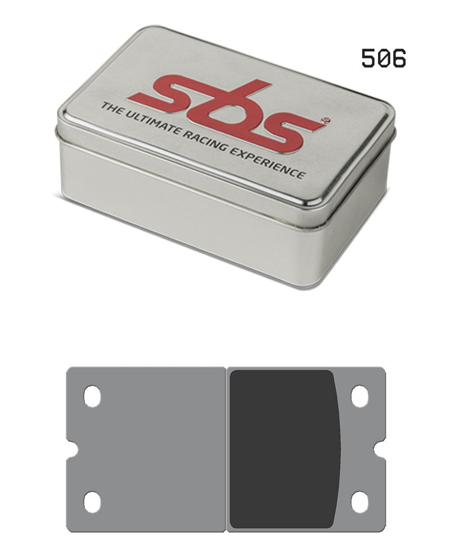 SBS FRICTION - Dual Sinter Front Racing Brake Pads - Moto2, 3 & WSBK SPEC - 506DS-