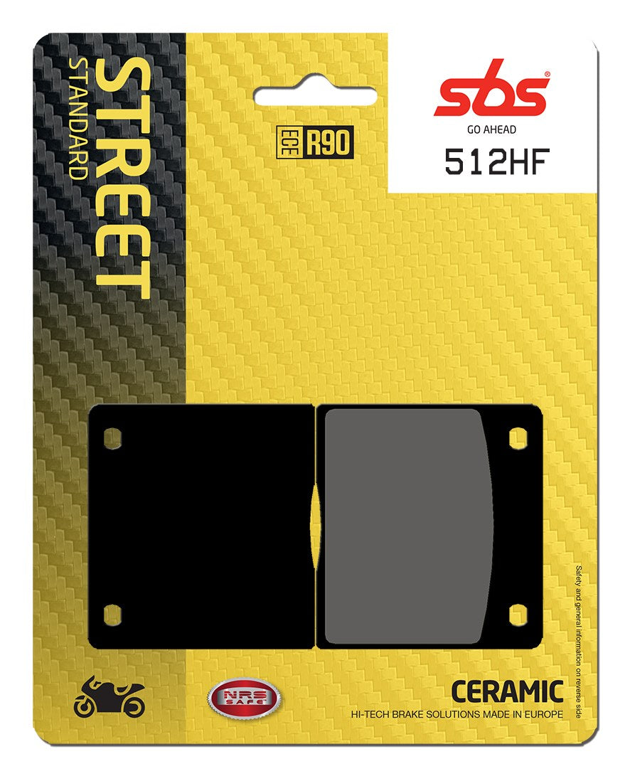 SBS FRICTION - Ceramic Rear Brake Pads - 512HF-
