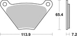 SBS FRICTION - Carbon Tech Front / Rear H-D Brake Pads - 513H.CT-