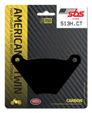 SBS FRICTION - Carbon Tech Front / Rear H-D Brake Pads - 513H.CT-