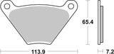 SBS FRICTION - Ceramic Front / Rear H-D Brake Pads - 513H.HF-