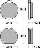 SBS FRICTION - Ceramic Rear Brake Pads - 514HF-