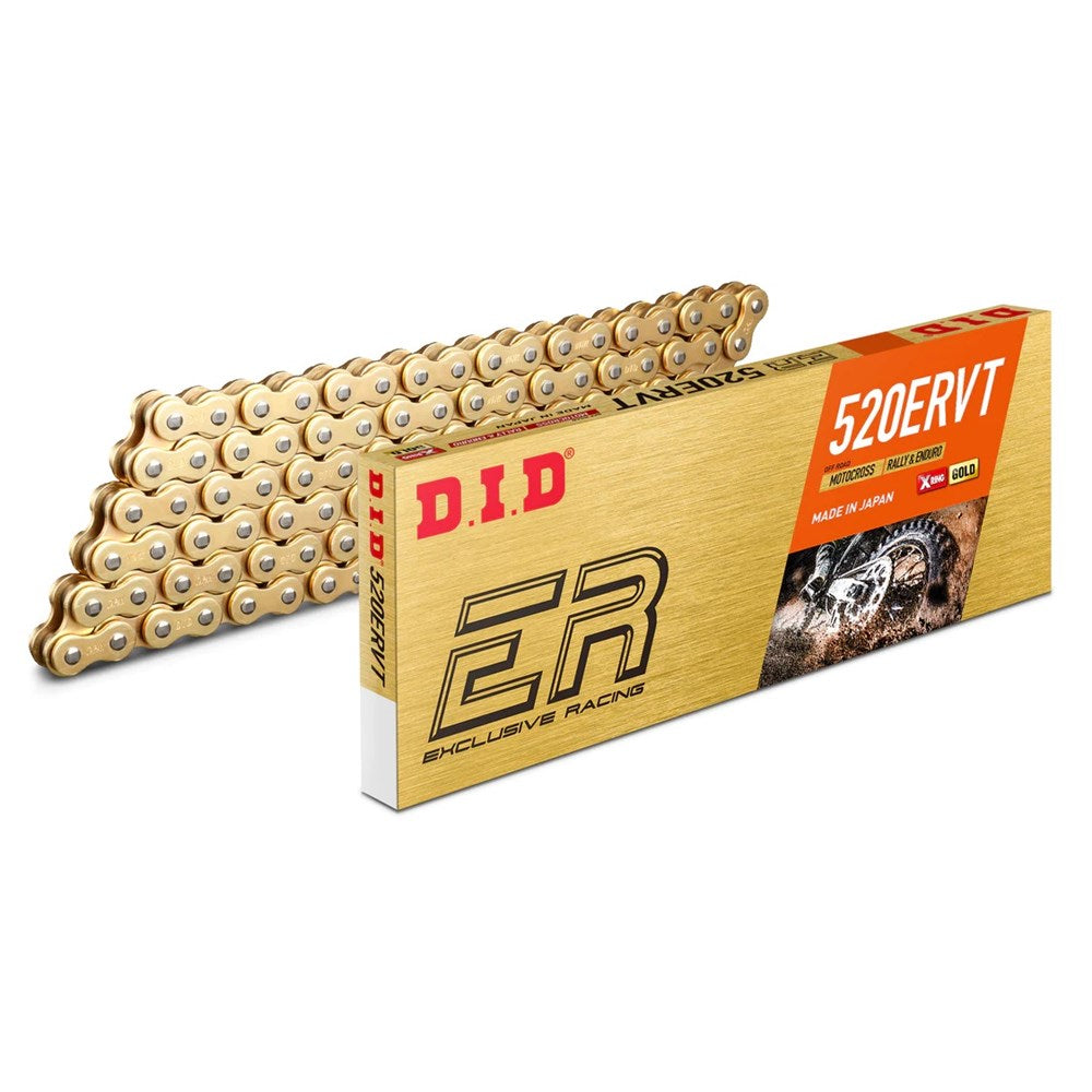 DID NARROW X-RING 520ERVT GLD/GLD 120ZB (CTN10) (WAS 520VT2GB120ZB)