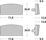 SBS FRICTION - Ceramic Front Brake Pads - 520HF-
