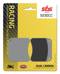 SBS FRICTION - Dual Carbon Classic Front Brake Pads (Track Use) (Lockheed) - 523DCC-