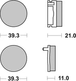 SBS FRICTION - Ceramic Front Brake Pads - 525HF-