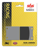 SBS FRICTION - Dual Carbon Classic Front Brake Pads (Track Use) - 526DCC-