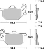 SBS FRICTION - Ceramic Front / Rear Brake Pads - 528HF-