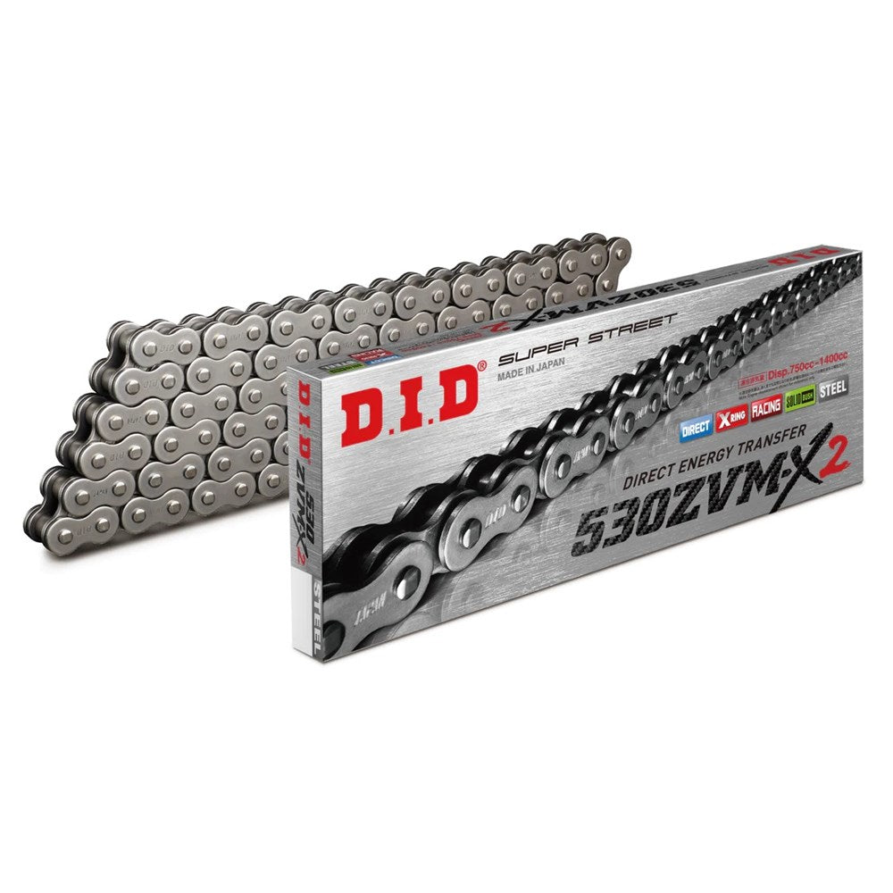 DID SUPER STREET X-RING 530ZVM-X2 122ZB (CTN10) (WAS 530ZVMX122ZB)