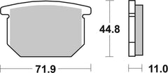SBS FRICTION - Dual Carbon Classic Front Brake Pads (Track Use) - 534DCC-