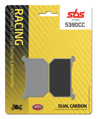 SBS FRICTION - Dual Carbon Classic Front Brake Pads (Track Use) - 539DCC-