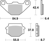 SBS FRICTION - Ceramic Front Brake Pads - 541HF-