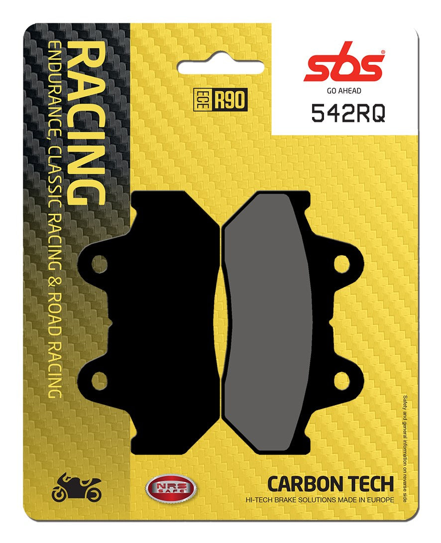 SBS FRICTION - Carbon Tech Racing Rear Brake Pads (SBS 160) - 542RQ-