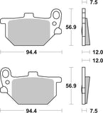SBS FRICTION - Ceramic Front Brake Pads - 545HF-