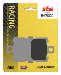 SBS FRICTION - Dual Carbon Classic Front Brake Pads (Track Use) - 547DCC-