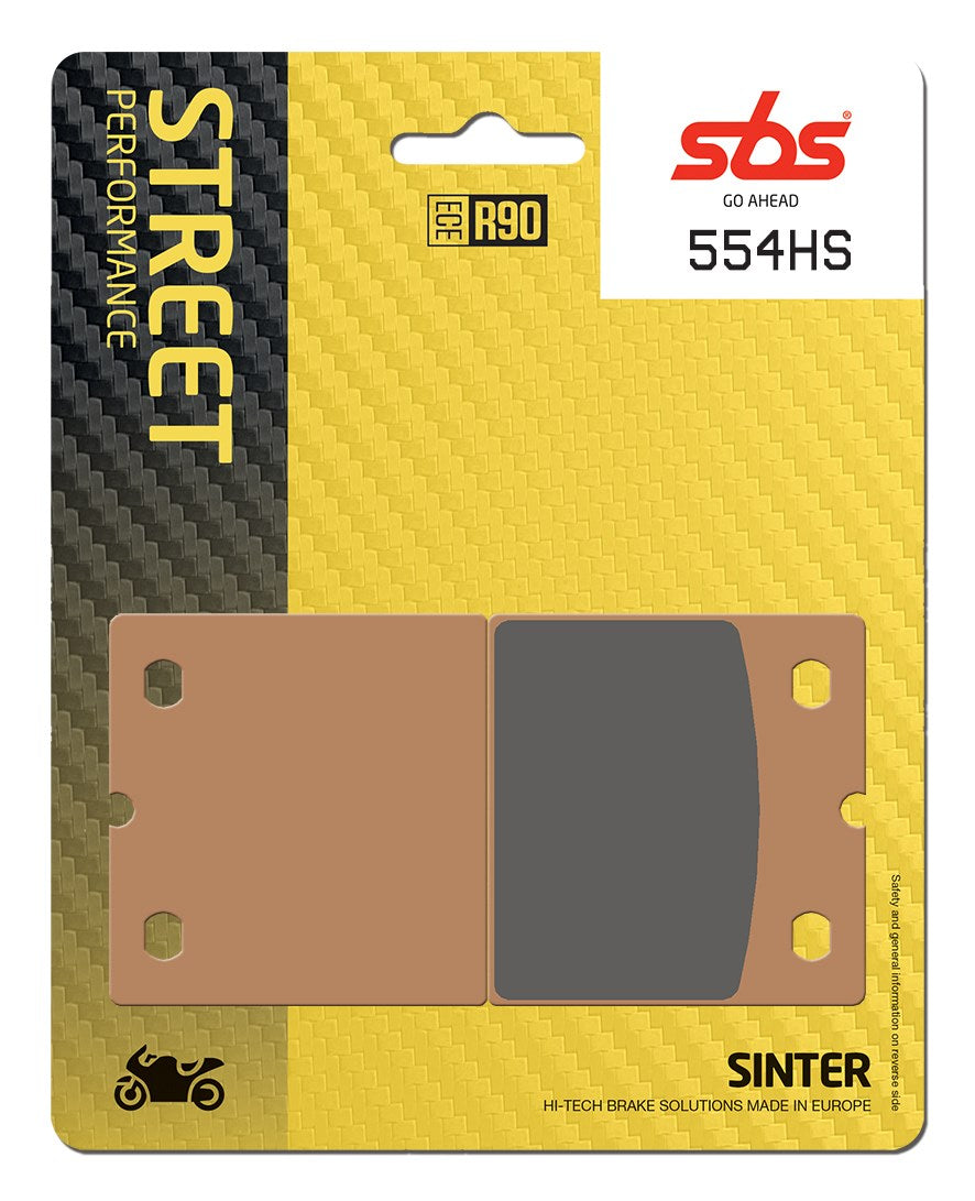 SBS FRICTION - Sinter Front Brake Pads - 554HS-