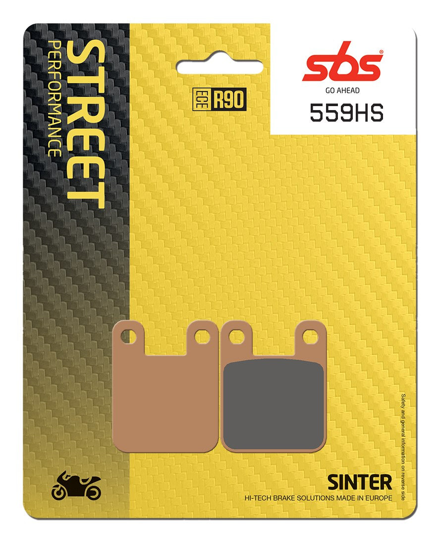 SBS FRICTION - Sinter Front Brake Pads (SBS 105) (SBS 188 WITH SPRINGS) - 559HS-