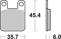 SBS FRICTION - Racing Sinter Front / Rear Off Road Brake Pads (SBS 105) - 559RSI-