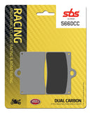 SBS FRICTION - Dual Carbon Classic Front Brake Pads (Track Use) - 566DCC-