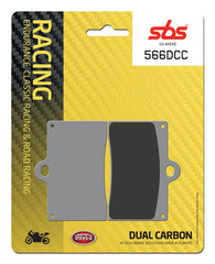 SBS FRICTION - Dual Carbon Classic Front Brake Pads (Track Use) - 566DCC-