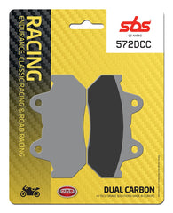 SBS FRICTION - Dual Carbon Classic Front Brake Pads (Track Use) (SBS 127) - 572DCC-