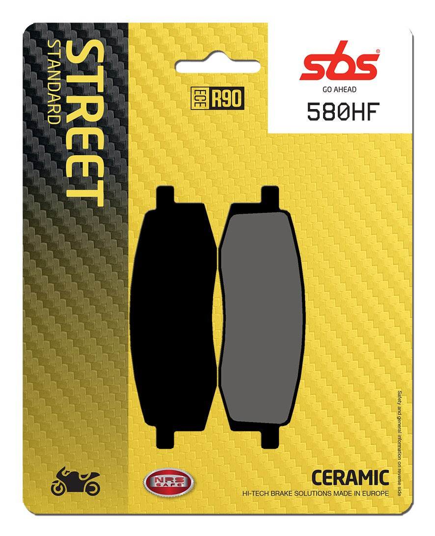SBS FRICTION - Ceramic Front Brake Pads - 580HF-