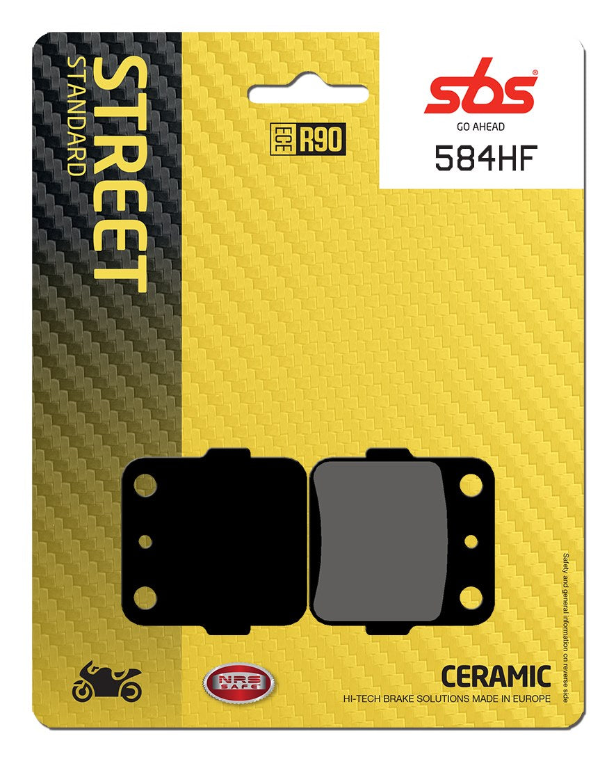 SBS FRICTION - Ceramic Front / Rear Brake Pads - 584HF-