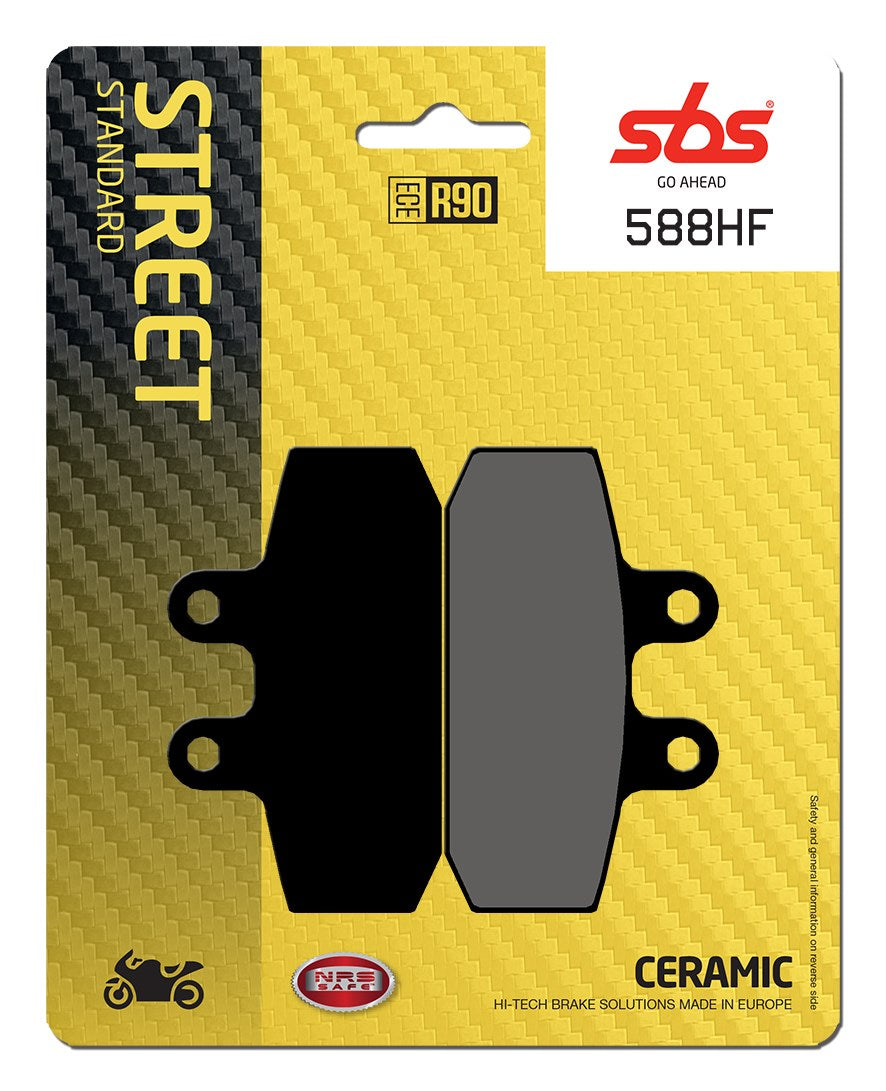 SBS FRICTION - Ceramic Front / Rear Brake Pads (SBS 108) - 588HF-