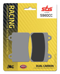 SBS FRICTION - Dual Carbon Classic Front Brake Pads (Track Use) - 590DCC-