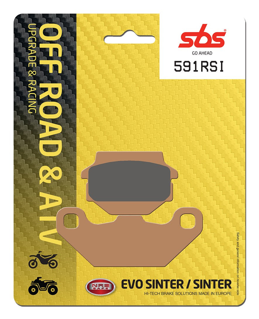 SBS FRICTION - Racing Sinter Off Road Front Brake Pads - 591RSI-