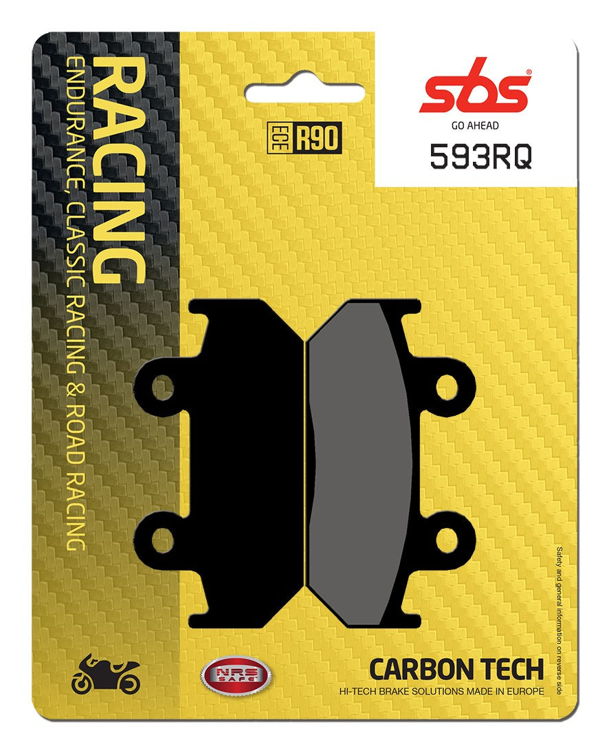 SBS FRICTION - Carbon Tech Racing Rear Brake Pads - 593RQ-