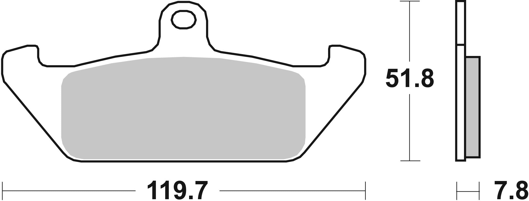 SBS FRICTION - Ceramic Front Brake Pads - 594HF-