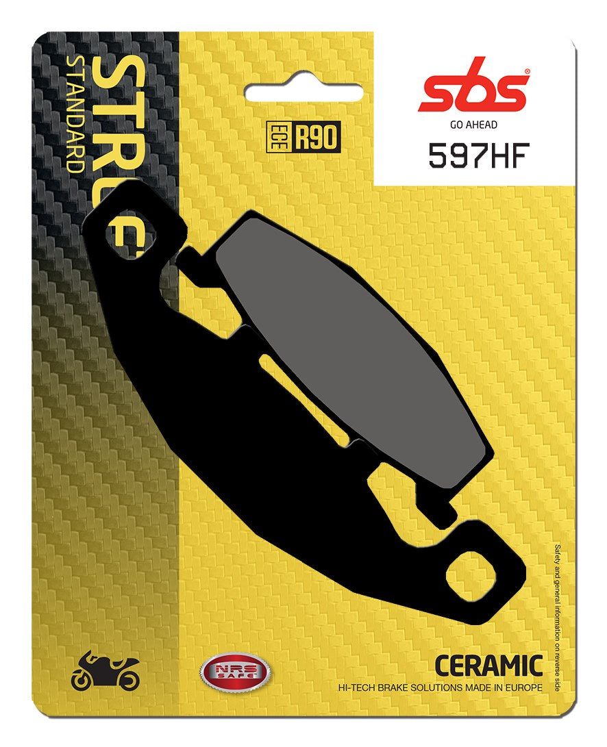 SBS FRICTION - Ceramic Front / Rear Brake Pads - 597HF-