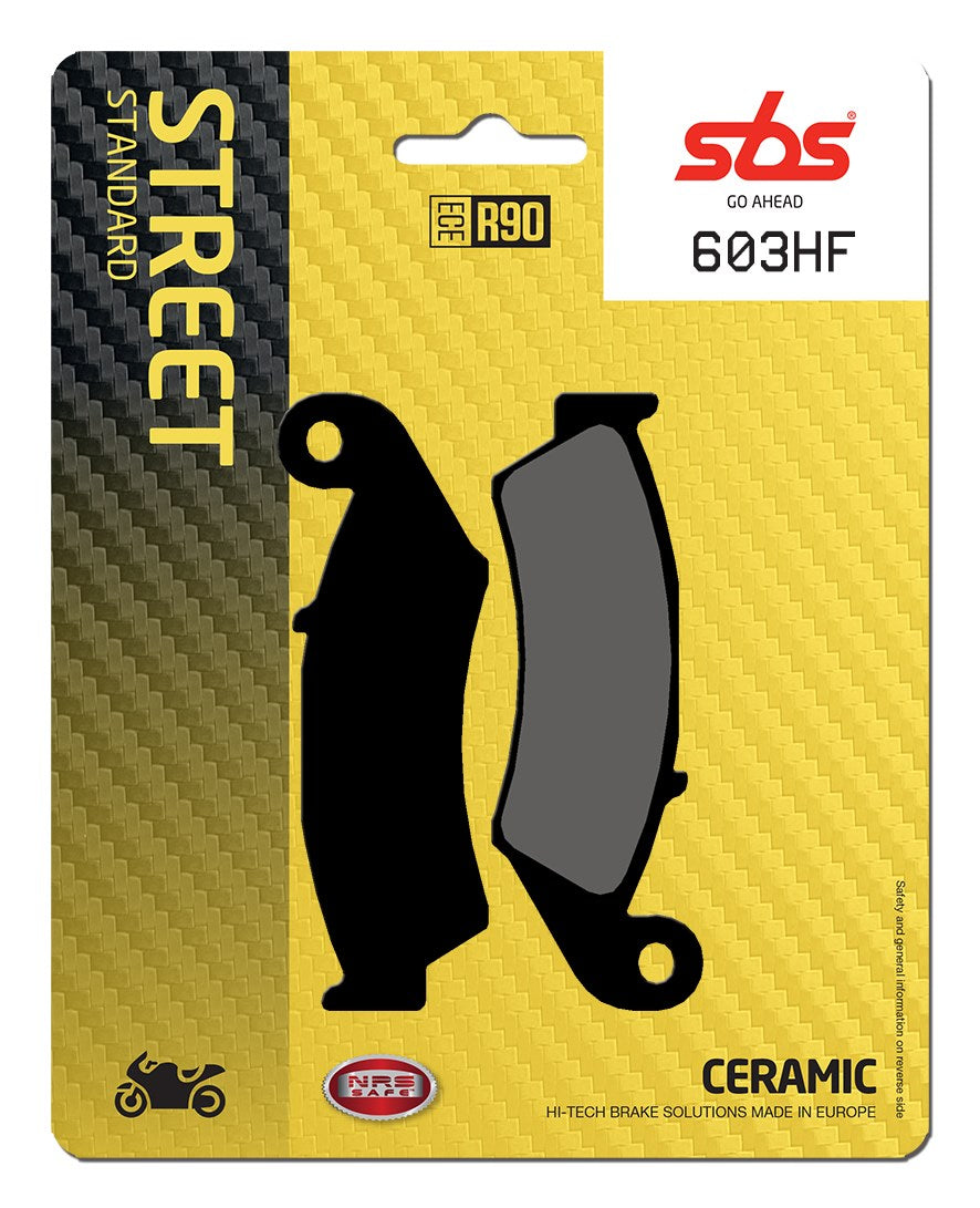 SBS FRICTION - Ceramic Front Brake Pads (SBS 139) - 603HF-