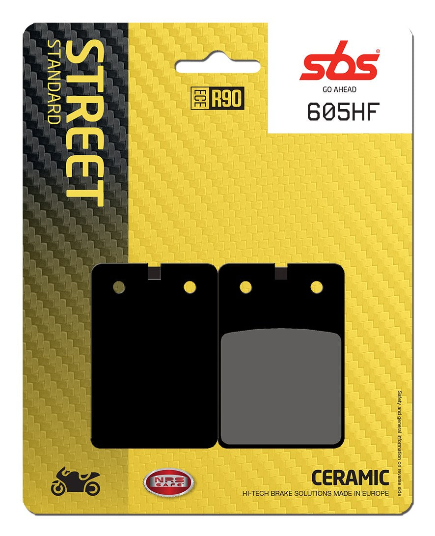 SBS FRICTION - Ceramic Front Brake Pads (SBS 133) - 605HF-