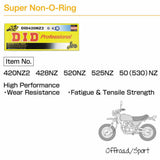 D.I.D Drive Chains - 530/50NZ-120 FB - Super Heavy Duty