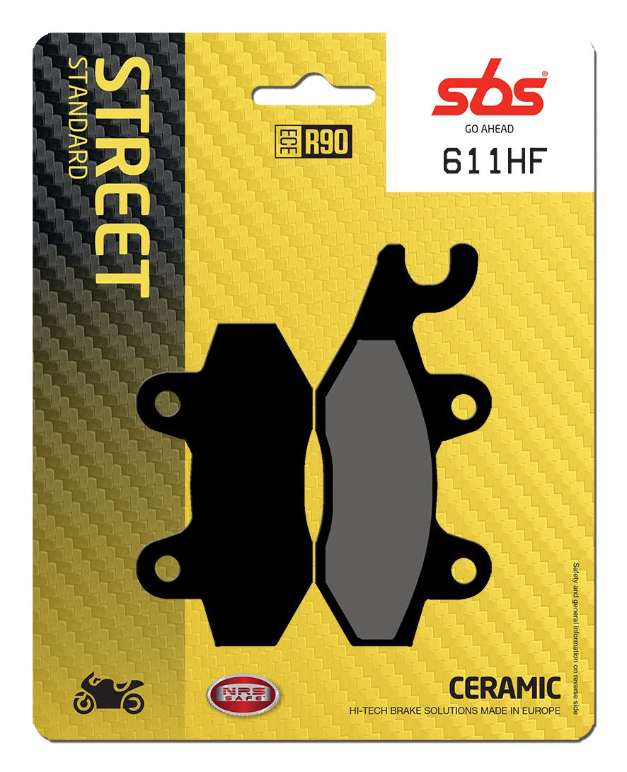 SBS FRICTION - Ceramic Front / Rear Brake Pads (SBS 197) - 611HF-