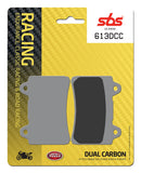 SBS FRICTION - Dual Carbon Classic Front Brake Pads (Track Use) - 613DCC-