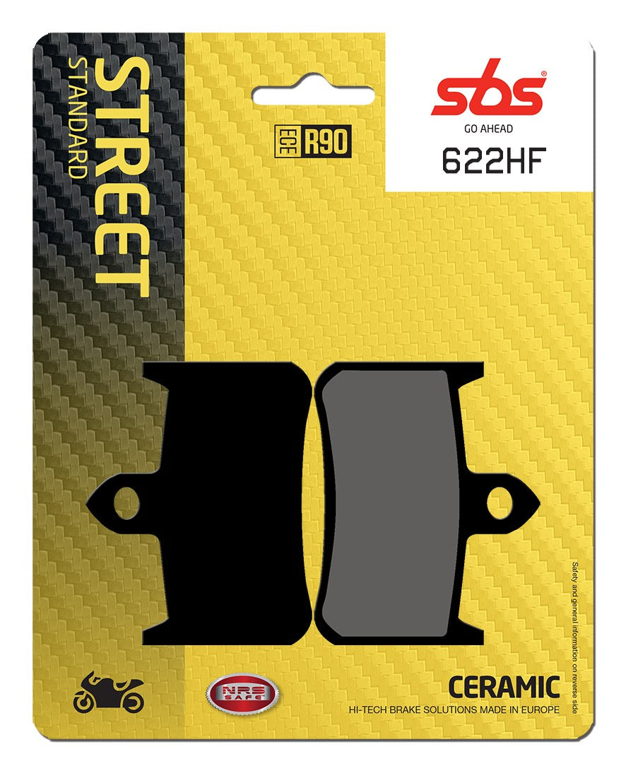 SBS FRICTION - Ceramic Front Brake Pads - 622HF-