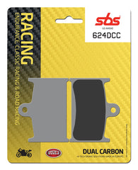 SBS FRICTION - Dual Carbon Classic Front Brake Pads (Track Use) - 624DCC-