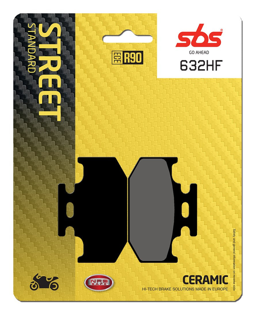SBS FRICTION - Ceramic Rear Brake Pads - 632HF-