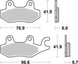 SBS FRICTION - Sinter Rear Brake Pads - 633LS-