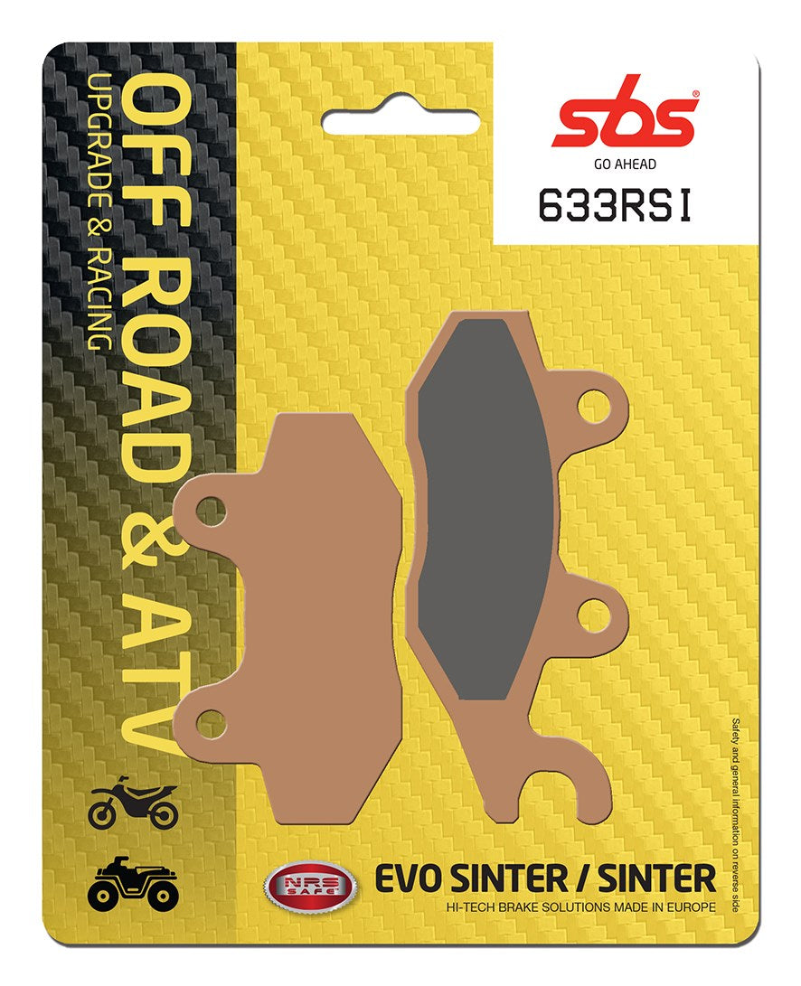 SBS FRICTION - Racing Sinter Off Road Rear Brake Pads - 633RSI-