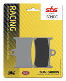 SBS FRICTION - Dual Carbon Front Brake Pads - (Track Use) (SBS 198) - 634DC-