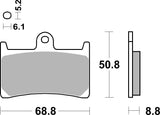 SBS FRICTION - Ceramic Front Brake Pads - 639HF-