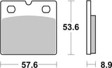 SBS FRICTION - Ceramic Front Brake Pads - 640HF-