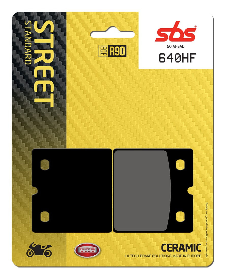 SBS FRICTION - Ceramic Front Brake Pads - 640HF-
