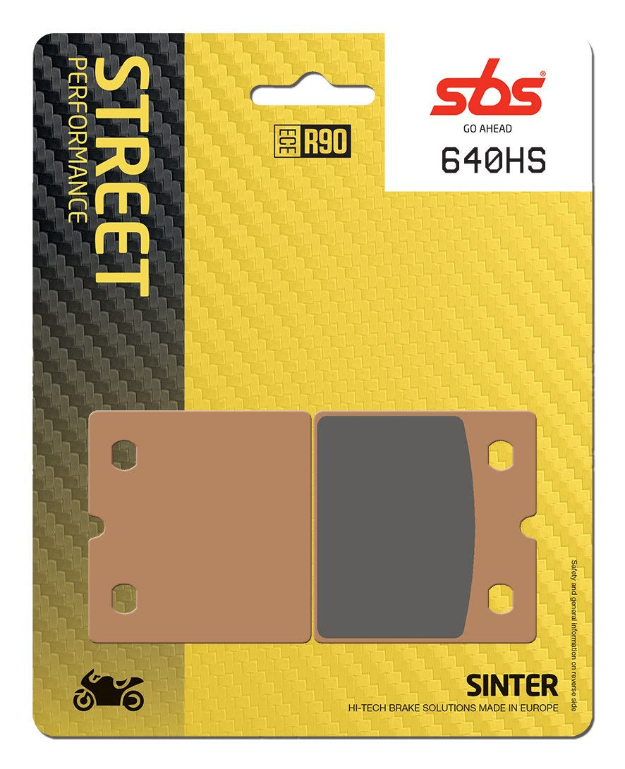 SBS FRICTION - Sinter Front Brake Pads - 640HS-