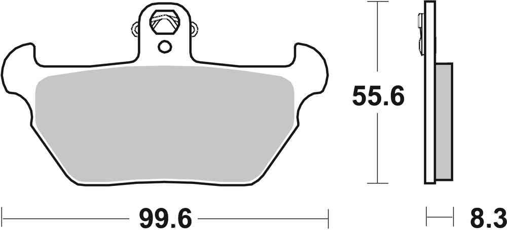 SBS FRICTION - Sinter Front Brake Pads - 644HS-